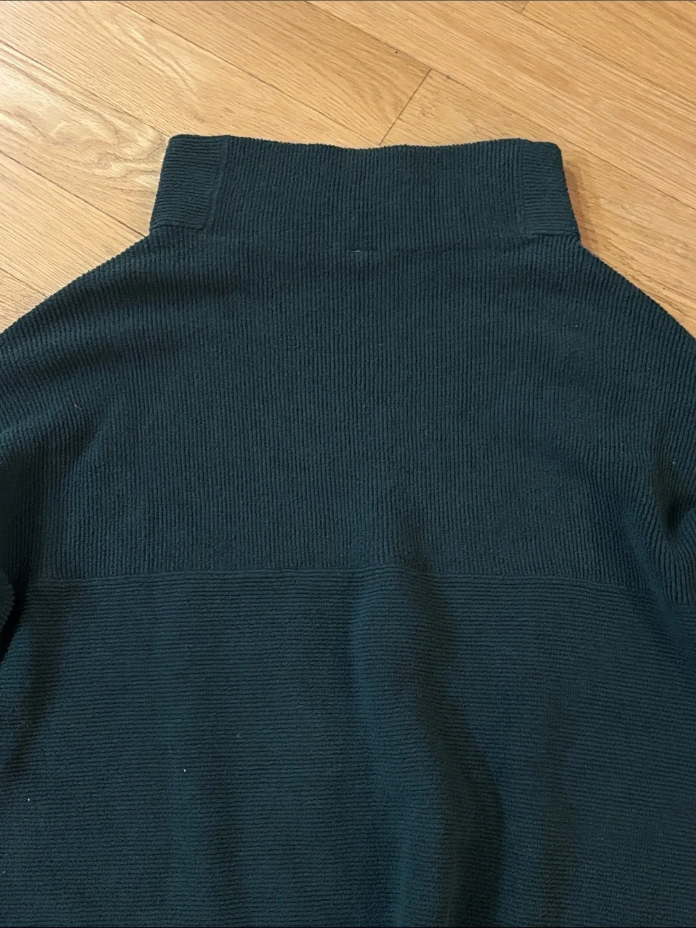 Free People Ottoman Slouchy Tunic Long Sleeve Sweater Medium Dark Teal Ribbed